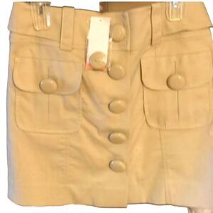 Cynthia Steffe Size 6 Tan Skirt NWT